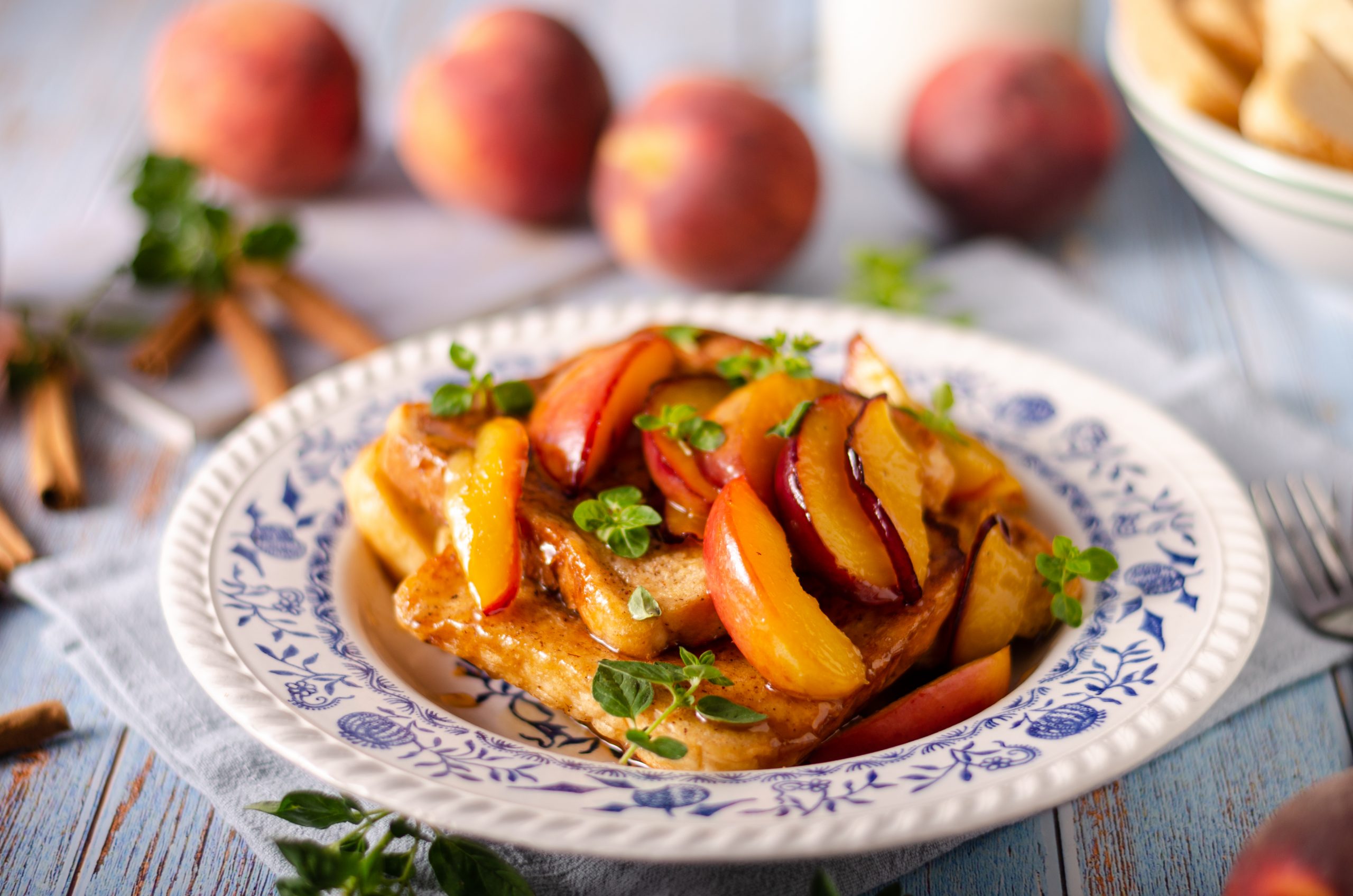 Grilled peaches maple syrup recipe